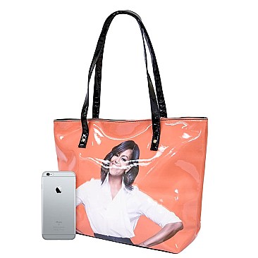 Obama Magazine Print Tote LU-PA0016