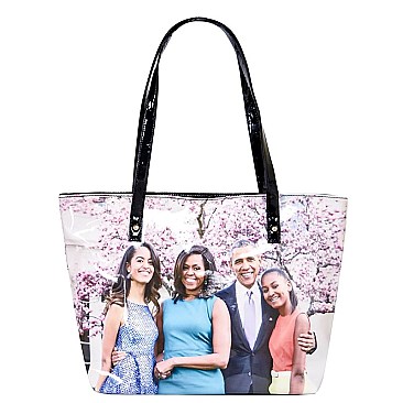 Obama Magazine Print Tote LU-PA0016