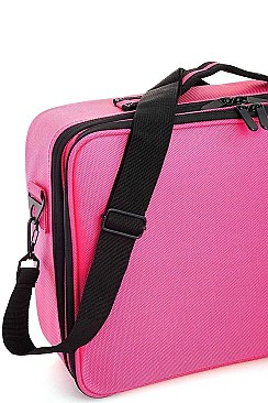 PINK BEAUTY CREATIONS TRAVEL BEAUTY FABRIC CASE BAG