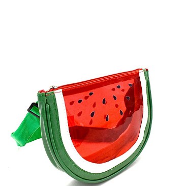Watermelon Theme Clear Novelty Fanny Pack