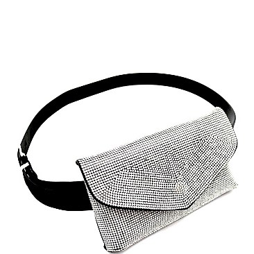 STYLISH RHINESTONE EVENING FANNY PACK