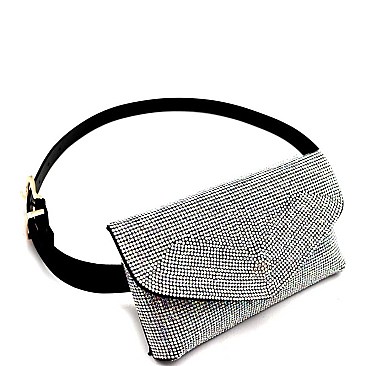 STYLISH RHINESTONE EVENING FANNY PACK
