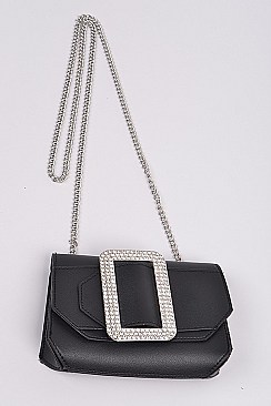 Fashion Rhinestone Emblem Fanny Pack