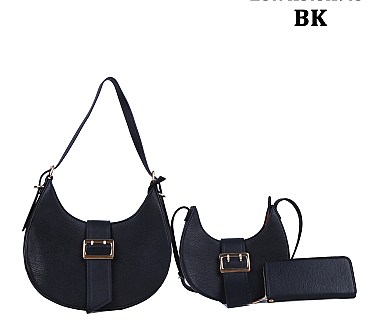 3 IN 1 HOBO SETS SHOULDER BAG WITH WALLET