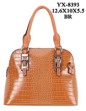 STYLISH CROCODILE PRINT SATCHEL - HOT