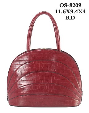 TRENDY CROC PRINT DOME SATCHEL