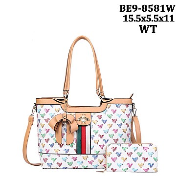 2 IN 1 BEE-CHARM TOTE WITH WALLET