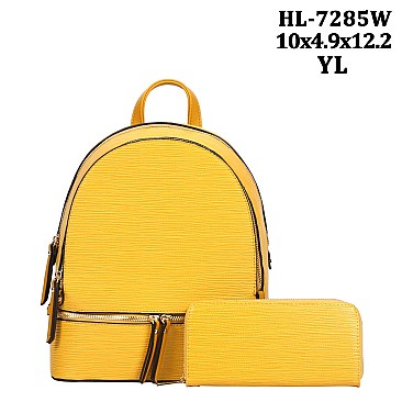 yellow backpack-designer