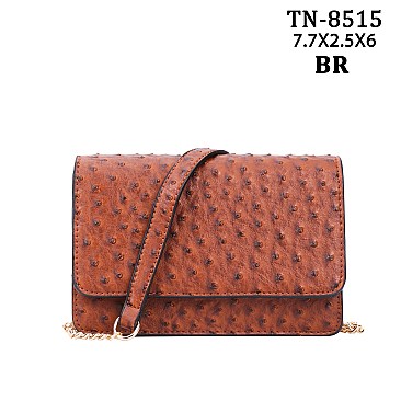 Ostrich Cross body - Sholuder Bag