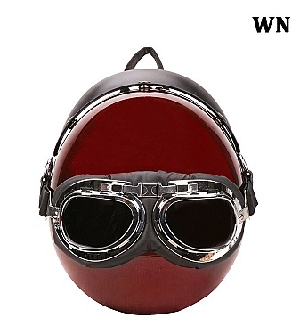 Motorcycle Theme Helmet Fashion Backpack