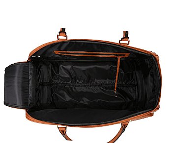 Crocodile Rolling Travel Duffle Bag - Weekender Bag