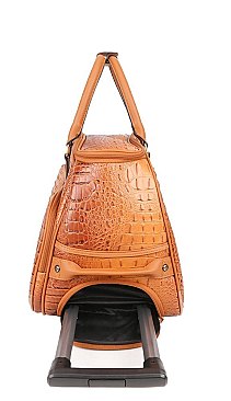 Crocodile Rolling Travel Duffle Bag - Weekender Bag