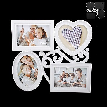 STYLISH PUZZLE PICTURE FRAME 4- 4 X 6 SLPIC912