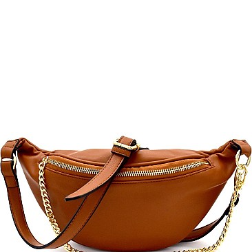 Chain Accent Fashion Fanny Pack