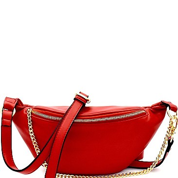 Chain Accent Fashion Fanny Pack