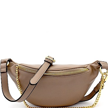 Chain Accent Fashion Fanny Pack