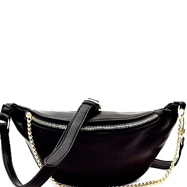 Chain Accent Fashion Fanny Pack