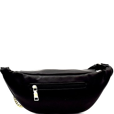 Chain Accent Fashion Fanny Pack