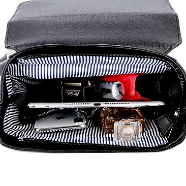 CHECKER PRINTED BACKPACK