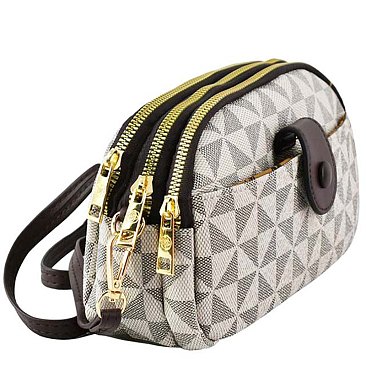 PM Monogram Multi Compartment Crossbody Bag