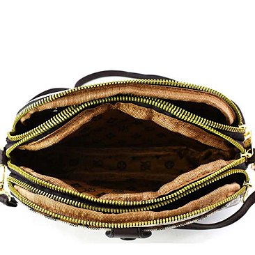 PM Monogram Multi Compartment Crossbody Bag