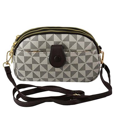 PM Monogram Multi Compartment Crossbody Bag