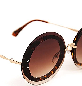 STYLISH MODERN ROUND SUNGLASSES - Pack of 12 Pieces