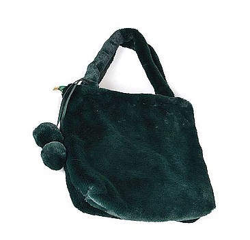 FAUX FUR DAY TO DAY BAG