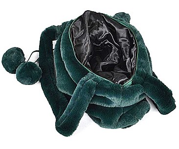 FAUX FUR DAY TO DAY BAG