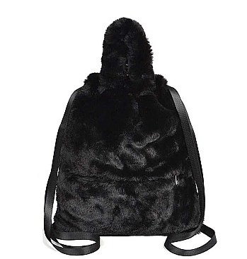 MULTI USE SOFT FUR BACKPACK