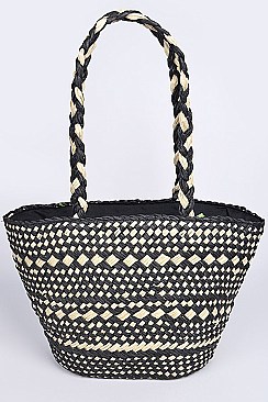 Trendy Straw Tote Bag