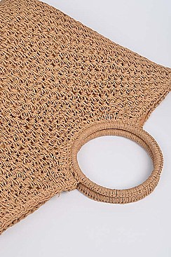 Fashion Crochet Basket Bag
