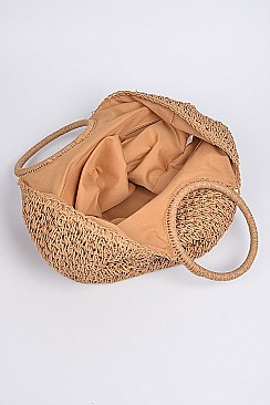 Fashion Crochet Basket Bag