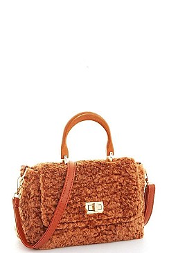 SOFT FUR CROSSBODY BAG