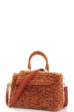 SOFT FUR CROSSBODY BAG