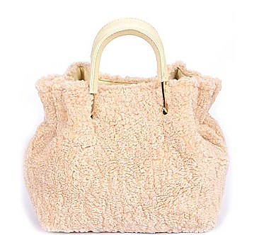 TRENDY FUR STYLISH CLUTCH BAG