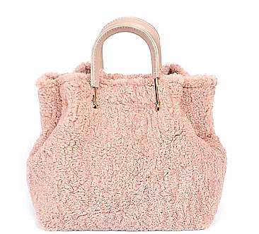 TRENDY FUR STYLISH CLUTCH BAG