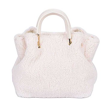 TRENDY FUR STYLISH CLUTCH BAG