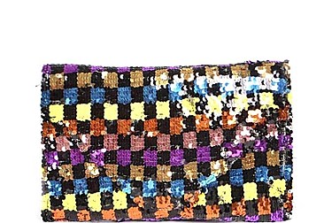 STYLISH HIGHLIGHT SEQUIN CLUTCH