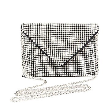 GLITZY SHINE IT ON ENVELOPE CLUTCH