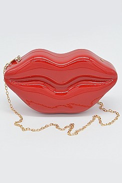 Detachable Lips Hand Bag Clutch