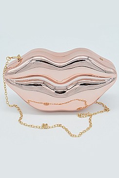 Detachable Lips Hand Bag Clutch