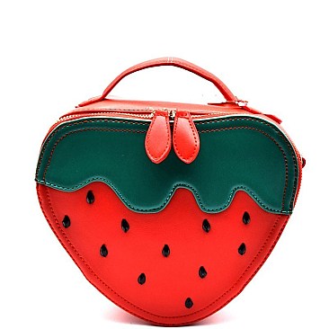 PPC3938-LP Strawberry Theme Novelty Cross Body