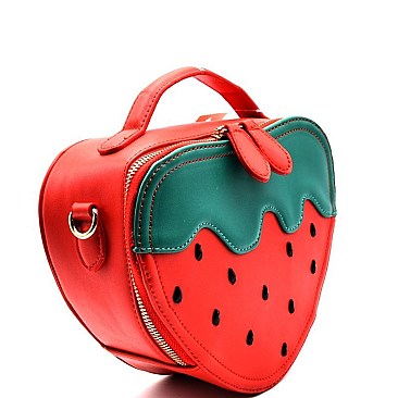 PPC3938-LP Strawberry Theme Novelty Cross Body