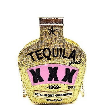Metalic Tequila Theme Cross Body