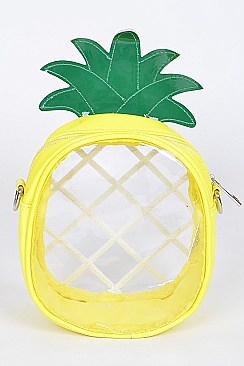 Adorable Clear Pineapple Clutch