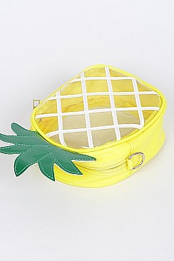 Adorable Clear Pineapple Clutch