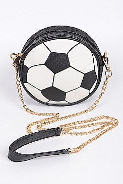 Soccer Ball Clutch