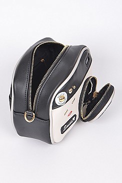 Retro Camera Inspired Clutch