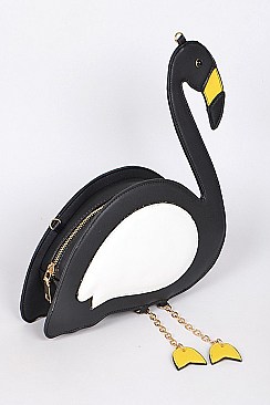 Classic Flamingo Design Clutch